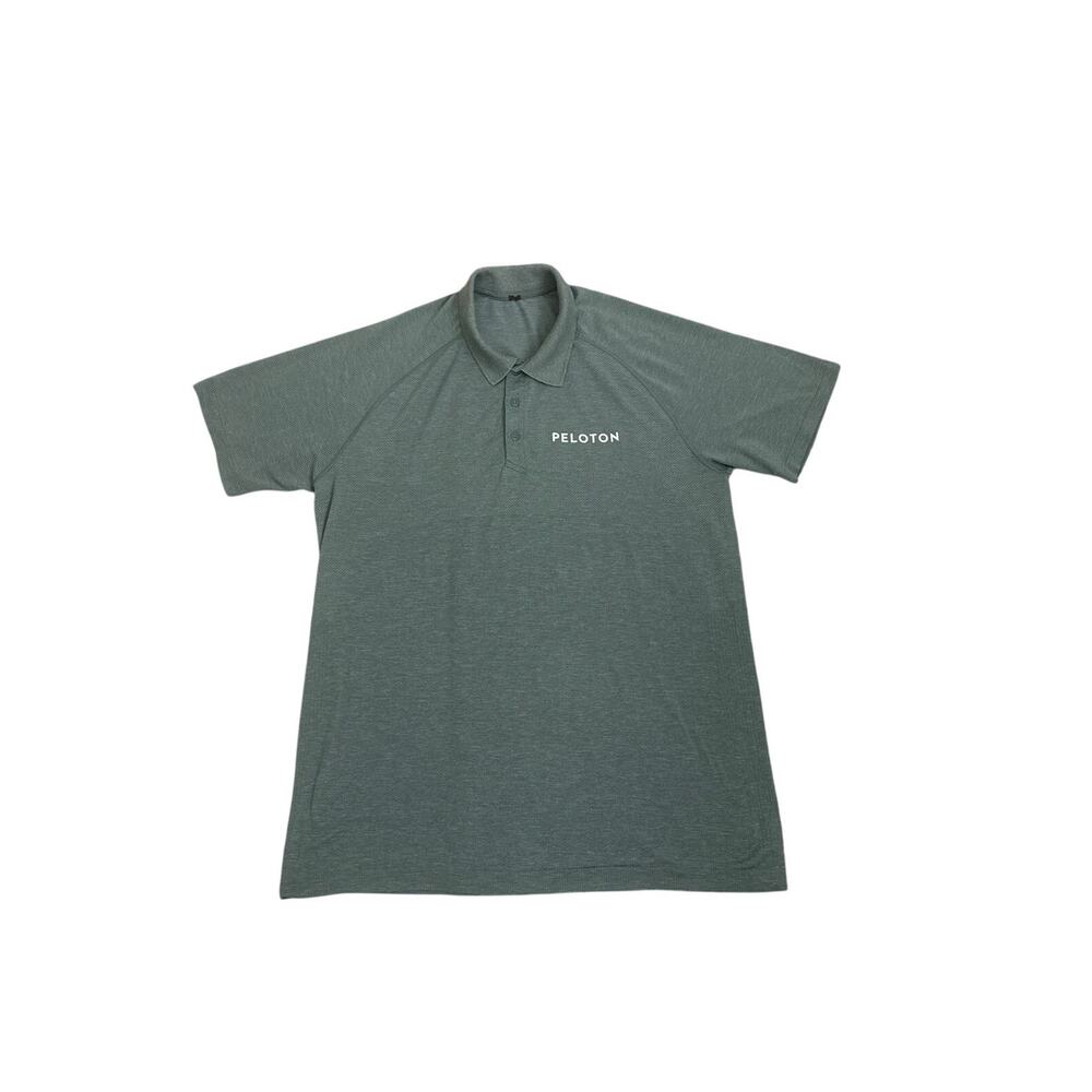 Lululemon x Peloton Metal Vent Tech Short Sleeve Polo Shirt Size Men's XL